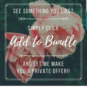 Bundle for a private offer! 🌸🌷